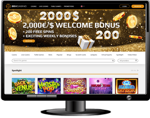 Zev Casino Website