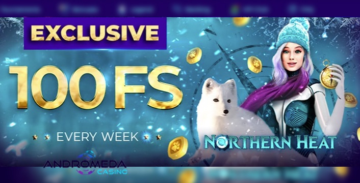 Andromeda Casino Get 100 Free Spins Weekly