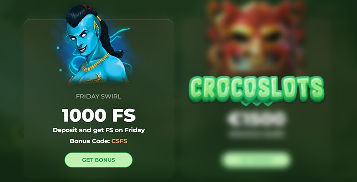 Crocoslots Casino Get 1000 Free Spins Weekly