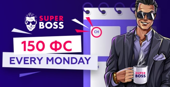 Get 150 Free Spins Every Monday at SuperBoss Casino