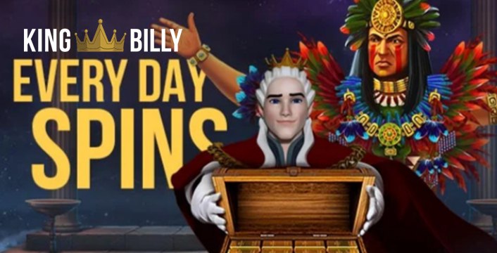 Get 20 Free Spins Daily at King Billy Casino