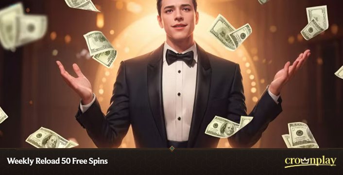 Get 50 Free Spins Weekly At Crown Play Casino