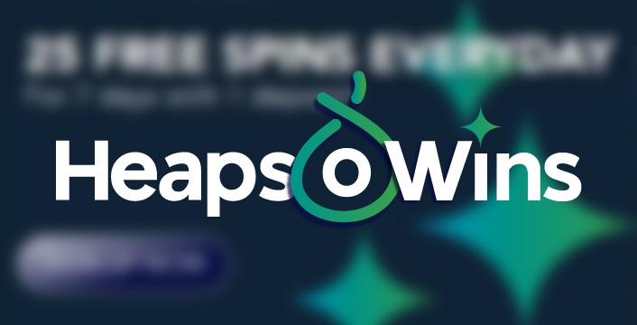 Heaps O Wins Casino Get 25 Free Spins Daily