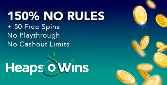 Heaps O Wins Casino No Wagering Bonus