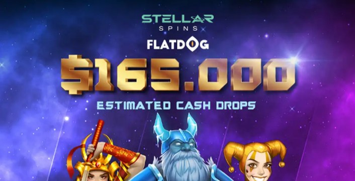 Join The Flatdog $165,000 Tournament at Stellar Spins