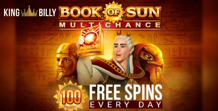 King Billy Casino Get 100 Free Spins Daily