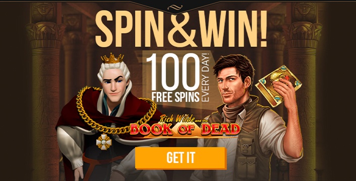 King Billy Casino 100 free spins daily bonus