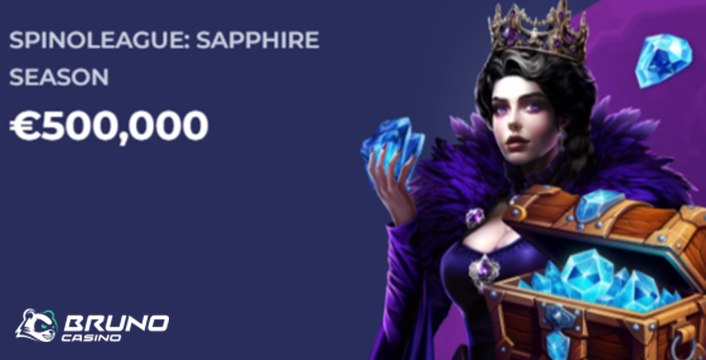 Play the €500,000 Spinoleague Spinomenal Tournament at Bruno Casino