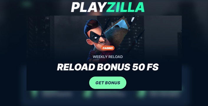 Playzilla Casino Get 50 Free Spins Each Week