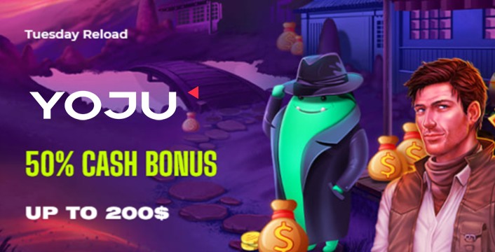 Yoju Casino Get a 50% Weekly Bonus